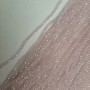 Мънисти чешки кристал розови прозрачни гранени рондели с оттенък «бензин», диаметър 3,5х3 мм+- дължина 39 мм+- на конец