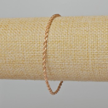 Браслет Xuping позлата 18К, дължина 19 см, дебелина 2,5 мм+