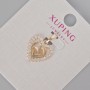 Кулон Xuping «Сърце» с бели стрази, диаметър 20×15 мм ± Позлатяване 18К
