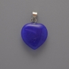 Ожерелие със сърце от апатит, диаметър 15×15×6 мм, дължина 23 мм+