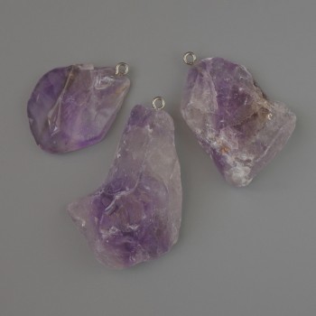 Кулон от естествен аметист