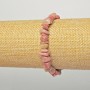 Браслет от естествен родонит, късчета 6×4 мм, дължина 18 см (еластичен)