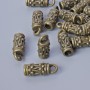 Крайник за фурнитура, диаметър 13×5 мм, диаметър на отвора 2 мм, 2,7 мм, фас. 20 бр ± бронзов цвят на метал