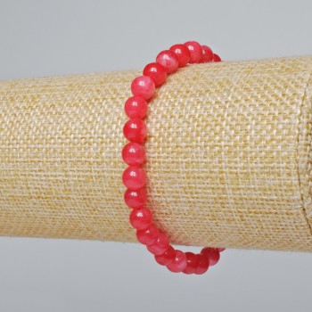 Гривна от изкуствен турмалин (гладко топче), диаметър около 6 мм, дължина около 18 см (еластична)