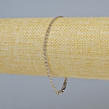 Гривна Xuping родий, дебелина около 3 мм, дължина 19 см