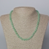 Огърлица от естествен нефрит, мънисти с диаметър около 6 мм, дължина 45–47 см