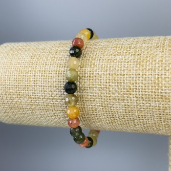 Бралет Асорті гранована кулька 6мм+-, довжина 18см+- стрейч