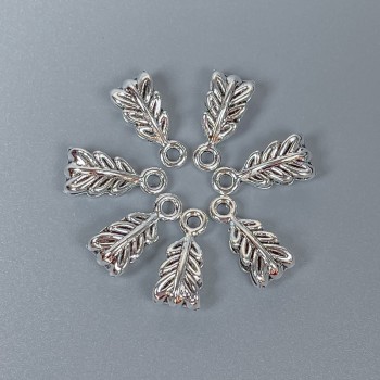 Фурнитура бейл, цвят метал: сребърен, размер 14×7×5 мм ±, отвори: диаметър 2,5 мм ±, диаметър 1,8 мм ±, опаковка 22 бр