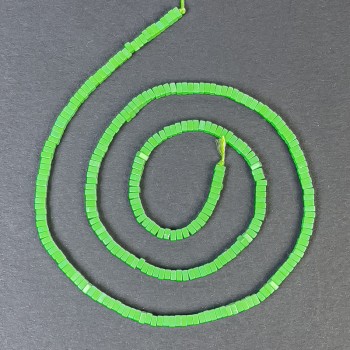 Мъниста от варисцит квадратен рондел 2,5×1 мм на конец, дължина 39 см