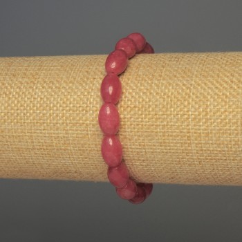 Браслет с турмалинови зърна, диаметър 12×8 мм, дължина 18 см, еластичен