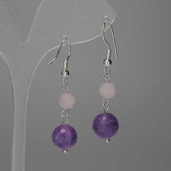 Обeци Асорти гранована мъниста 10 мм ± 6 мм ±, дължина около 38 мм ±