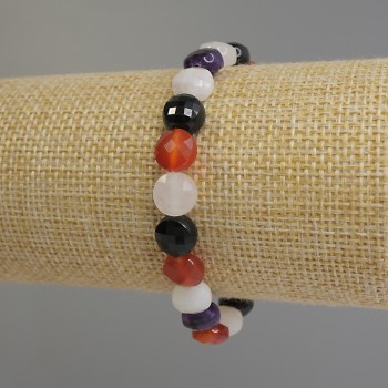 Гривна Асортимент гранена монета, диаметър 8 мм ±, дължина 18 см, еластична основа