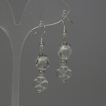 Обеци от планински кристал – многостенни