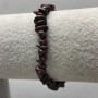 Браслет гранатова троха, диаметър 5-8×3 мм, дължина 18 см, стреч