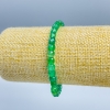 Гривна с хризопраз, натурален камък, грановани кубчета, диаметър около 5×5 мм, дължина 18 см (еластичен ластик)