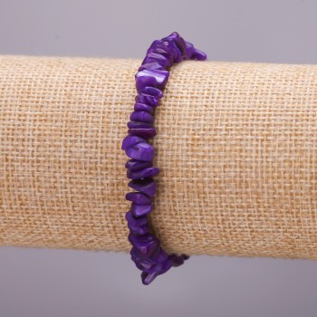 Браслет от тонован перламутър, мъниста с диаметър 7 мм, дължина 18 см