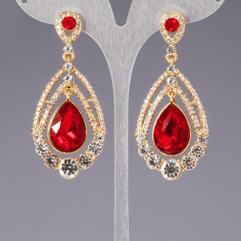 Обеци с кристали «люстри» «шанделери» «Антураж»