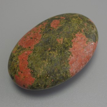 Сувенир естествен камък гелиотроп овал 60х40х20 мм+