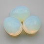 Сувенирно яйце от естествен камък лунен камък, диаметър 40×30± мм