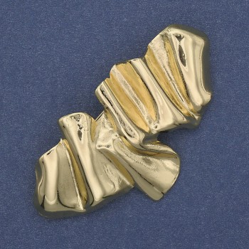 Брошка Акцент златист метал 65×36 мм+