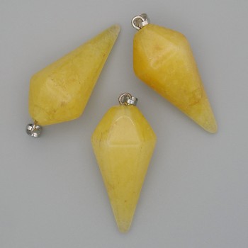 Кулон «Маятник» от цитрин 38×28×14 мм+