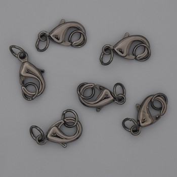 Закопчалка карабин 15×9 мм ± черен метал