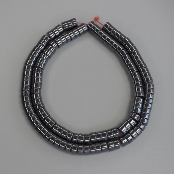 Гематитови мъниста рондели 6×3 мм ± на конец, дължина 40 см+