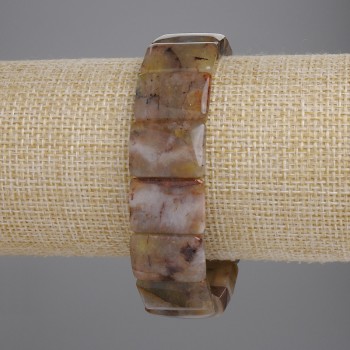 Гривна от петерсит, ланкова, диаметър 18×13 мм ±, дължина 18 см ±, еластичен шнур