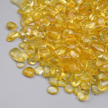 Естествен цитринов фрагмент без дупка 7–14×7–9 мм ± (за 100 г ±)