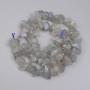 Мънисти от лабрадорит — късчета 10-13х3-5, 5 мм+ на нишка, дължина 39 см+