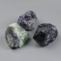 Флуорит естествен непреработен камък, диаметър 55-60×45-55×37-45мм ± (размери в асортимента) (Цена за 100 г)