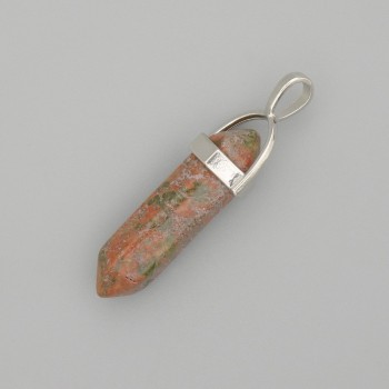 Висулка от гелиотроп шестоъгълник 4 см+