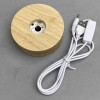 Светодиодна подставка със USB кабел 120 см ±, диаметър 90×35 мм+