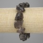 Браслет от раухтопаз, необработени камъни, диаметър 14–20×10–20 мм ±, дължина 18 см ±, еластична нишка