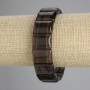Браслет от раухтопаз, гладка верига, диаметър 18×13 мм ±, дължина 18 см ±, еластичен