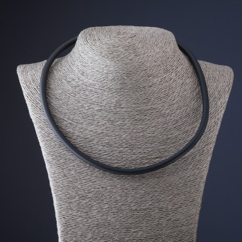 Сив каучуков шнур, диаметър 6 мм + -, дължина 50 см +