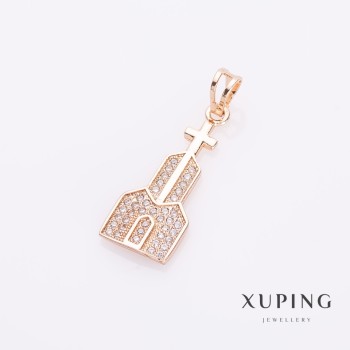 Висулка Xuping «Храм» 3×1 см, златист цвят
