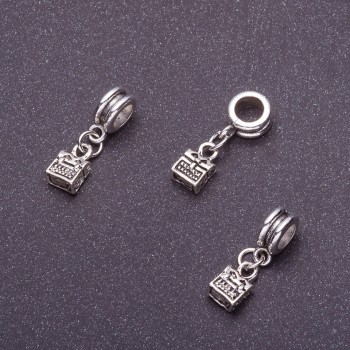 Фурнитура бейл със висулка «Пандорова кутия», дължина 3 см, опаковка 5 бр