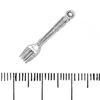 Висулка фурнитура Вилка 24х5 мм фас. 20 г. + - 34 бр.