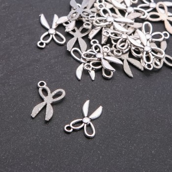 Фурнитура - висулка ножици dмм, дължина 14×20 мм фас. 20 г. + - 24 бр.