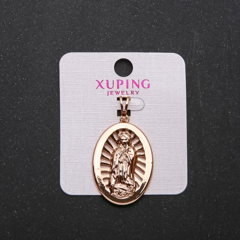 Висулка Xuping иконка, диаметър 22×32 мм, дължина 4 см, златист цвят