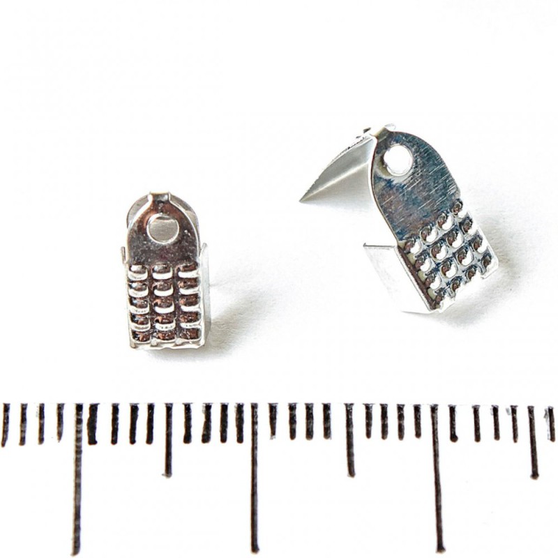 Крайни капси за шнури 5×11 мм, 50 бр.