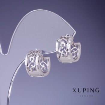 Овеци Xuping 14×8 мм родий