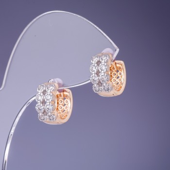 Обици Xuping 6х12мм «позлата 18К»