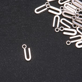 Фурнитура висулка Буква "U" 17×7 мм фасовка 20 грама (+ - 30 бр.)