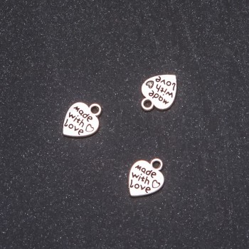 Висулка «Сърце» 9×12 мм, фасовка 20 г ±31 бр