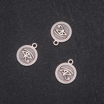 Фурнитура висулка Египетското око 15×18 мм опаковка 20 г ± 12 бр