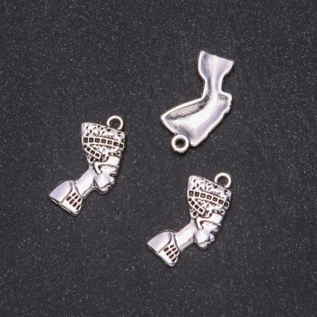 Висулка Нефертити 12×26 мм — фурнитура, разфасовка 20 г ±14 бр