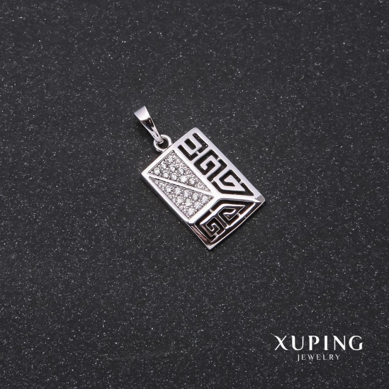 Висулка Xuping «Версаче» 23×19×12 мм родий