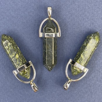 Висулка от серпентин във формата на шестоъгълник 4 см